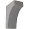 Ekena Millwork 3 1/2"W x 6"D x 8"H Clarksville Wood Vintage Decor Bracket, Pebble Grey BKTWD04X06X08CVPG - alternate 1